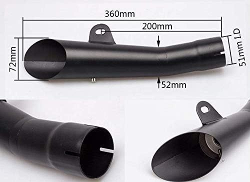 スリップオンマフラー バイクサイレンサー 38mm 50.8mm 汎用 スリップオンマフラー バイクサイレンサー 38mm 50.8mm 汎用