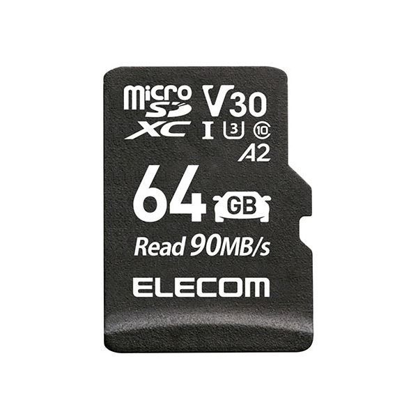 エレコム ドライブレコーダー用 microSDXCメモリーカード 64GB MF-DRMR064GU13