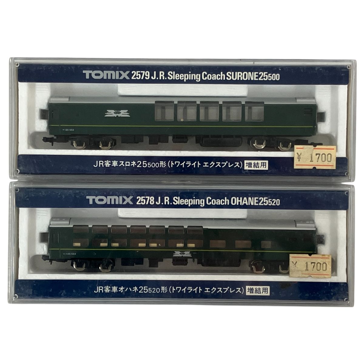 TOMIX 24系25形 特急寝台客車 オハネ25-524 オハ25-552 TOMIX 24系25形 特急寝台客車 オハネ25-524 オハ25-552