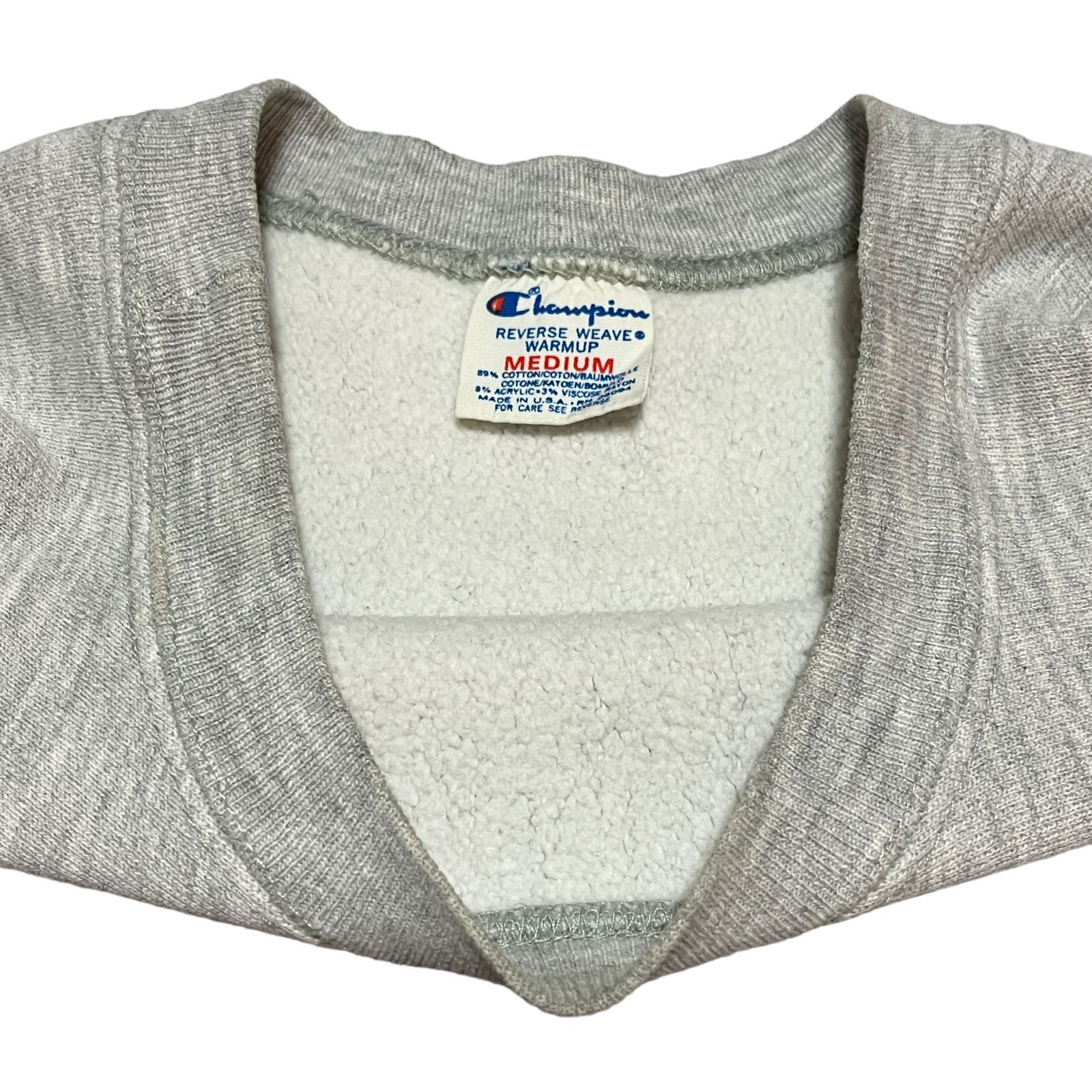 80s Champion リバースウィーブ カプセルプリント 3段カプセルロゴ