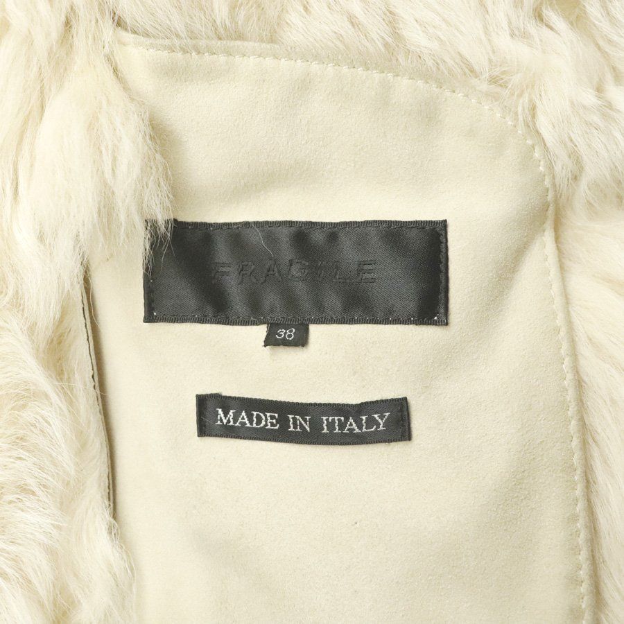 ☆【最高級！】美品 イタリア製 三陽商会 FRAGILE フラジール 羊革 