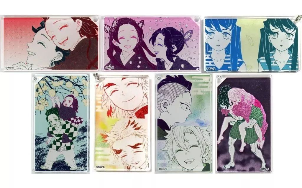 鬼滅の刃 原画展 箔押しアクリルキーホルダーコレクション 竈門