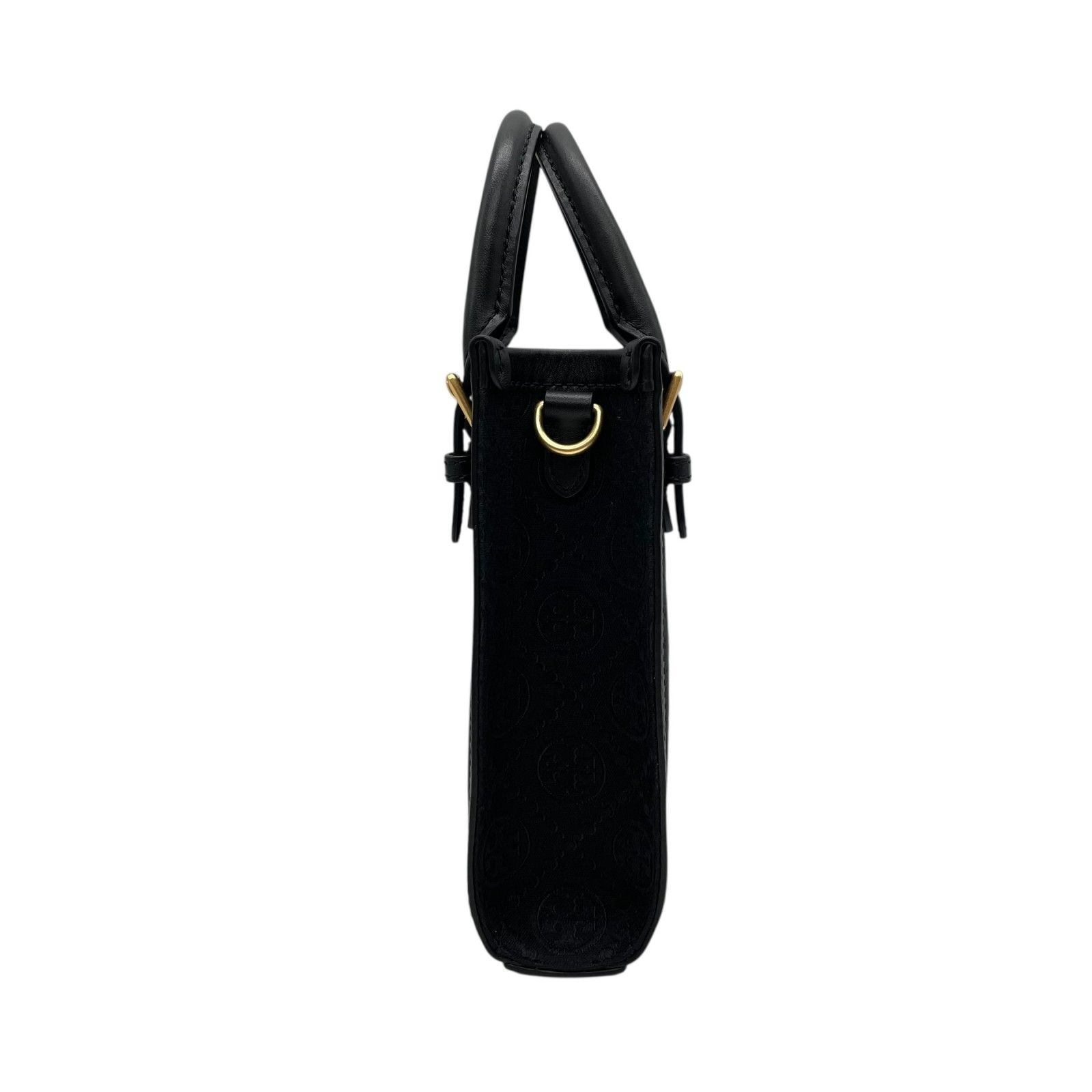 トリーバーチ　ハンドバッグ　Tモノグラム　2way 　キャンバス　レザー TORY BURCH トリーバーチ キャンバス レザー 2WAYバッグ ハンド