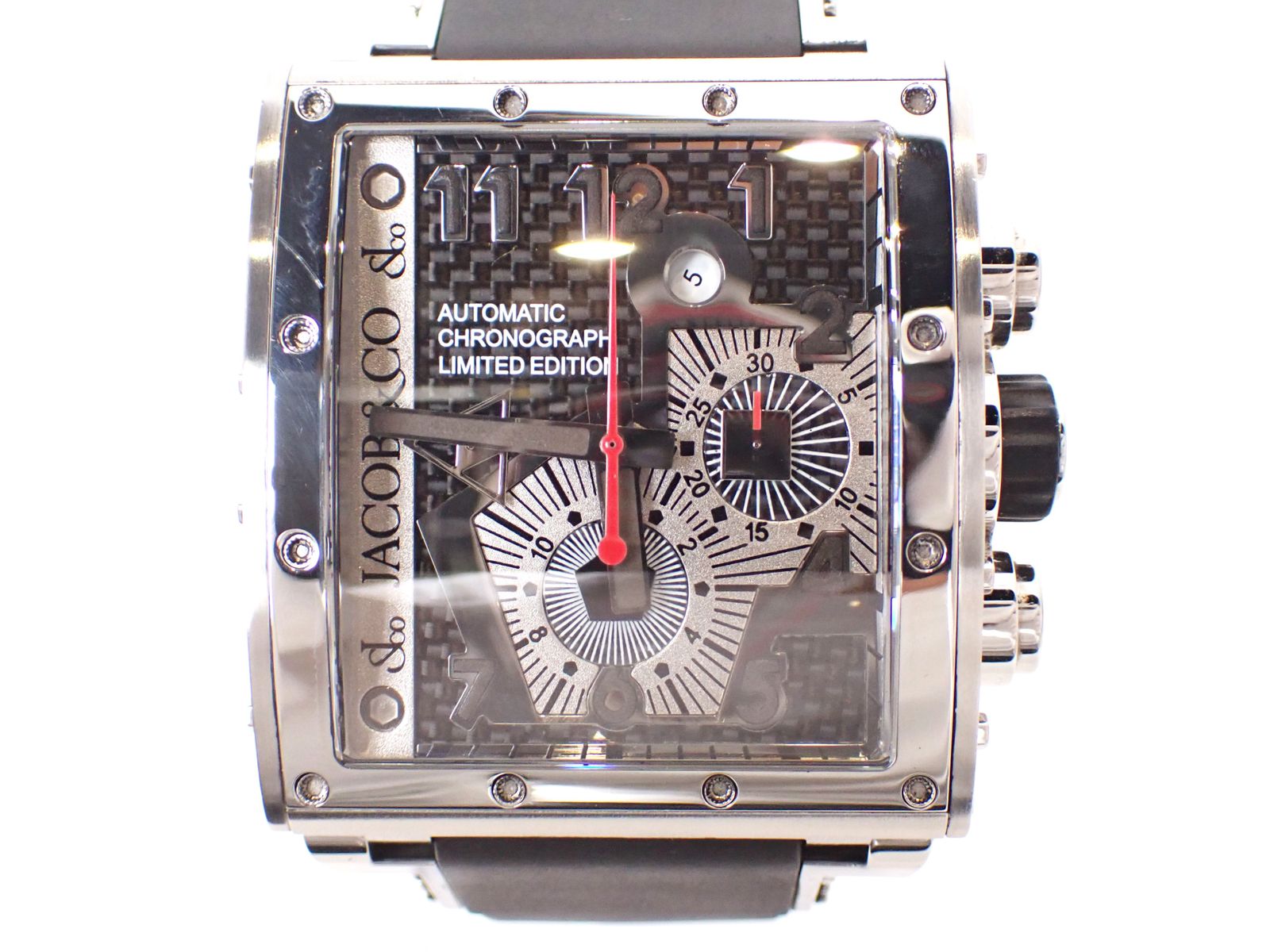 ジェイコブ エピック2 自動巻 クロノグラフ エピック 希少 定価209万円  