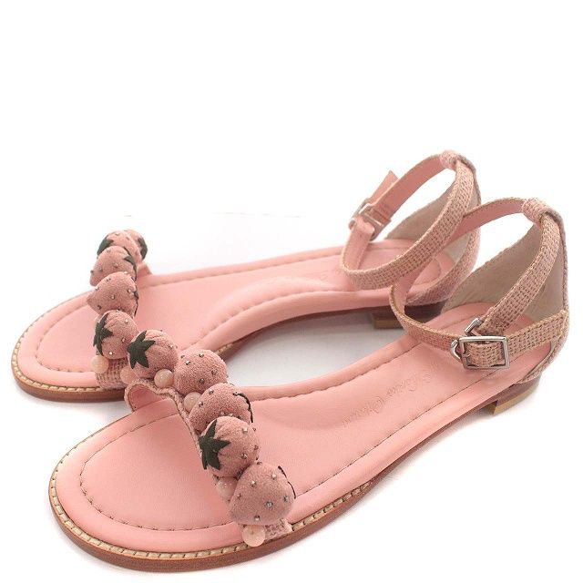 TSURU by MARIKO OIKAWA☆苺フラットサンダル