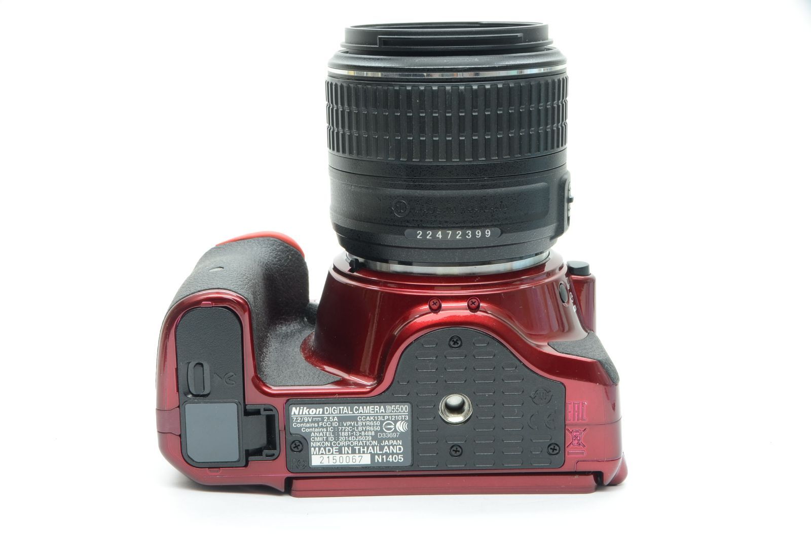 Nikon D5500 ボディ（レッド）標準ズームレンズセット