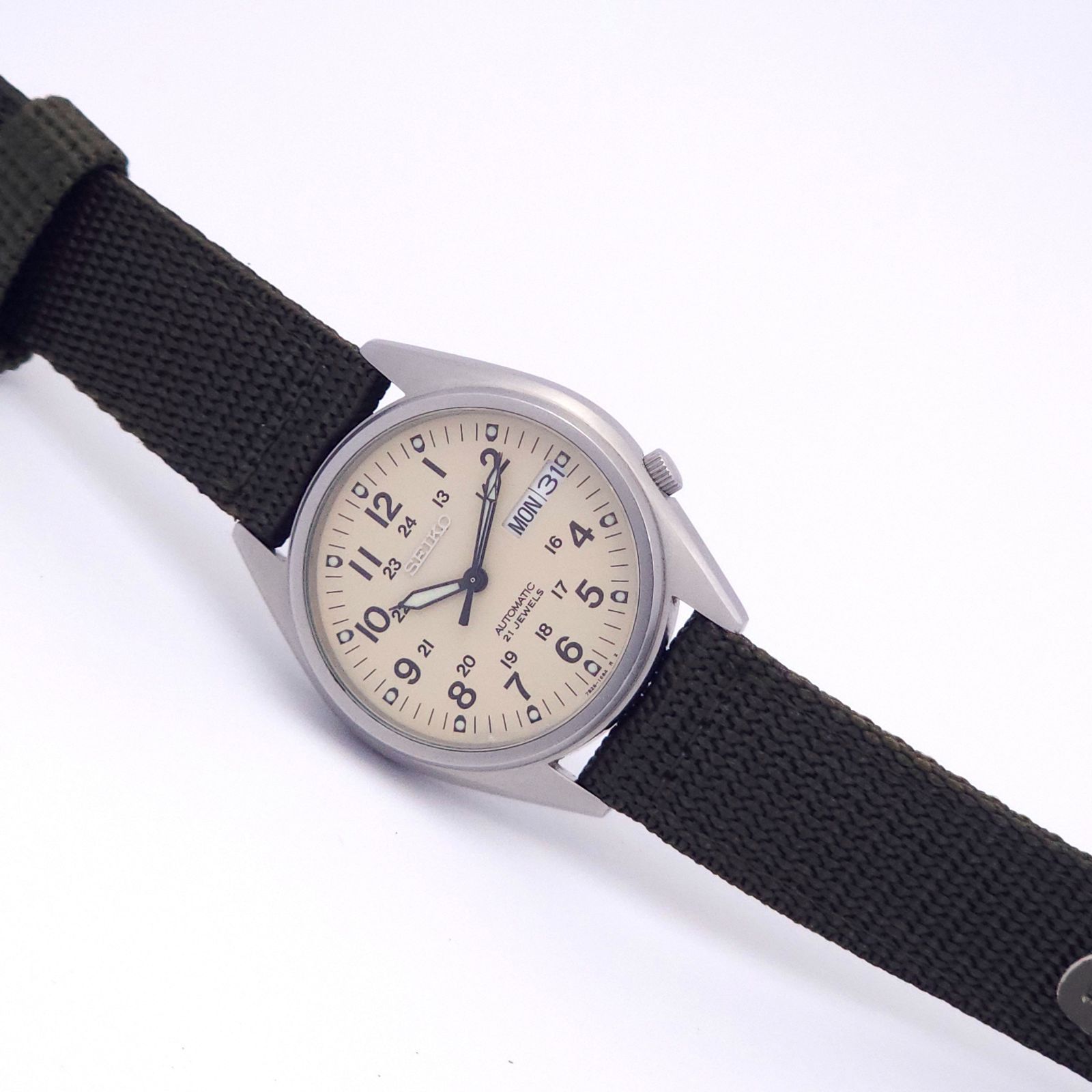 SEIKO セイコー ミリタリー 7S26-00D0 自動巻 動作品 裏スケ