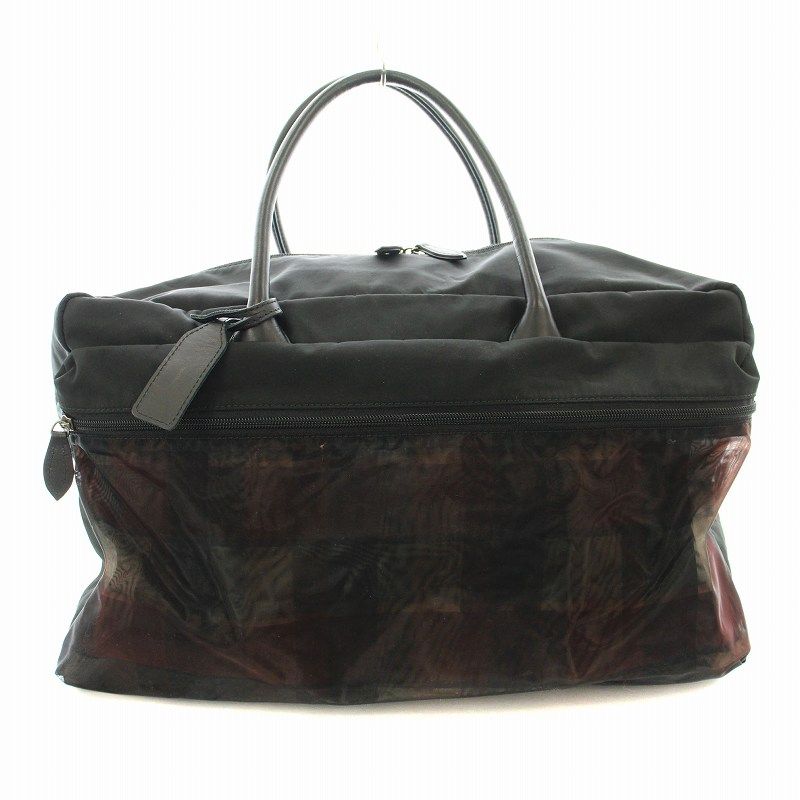 ボーデッサン beau dessin ボストンバッグ ナイロン チュール チェック