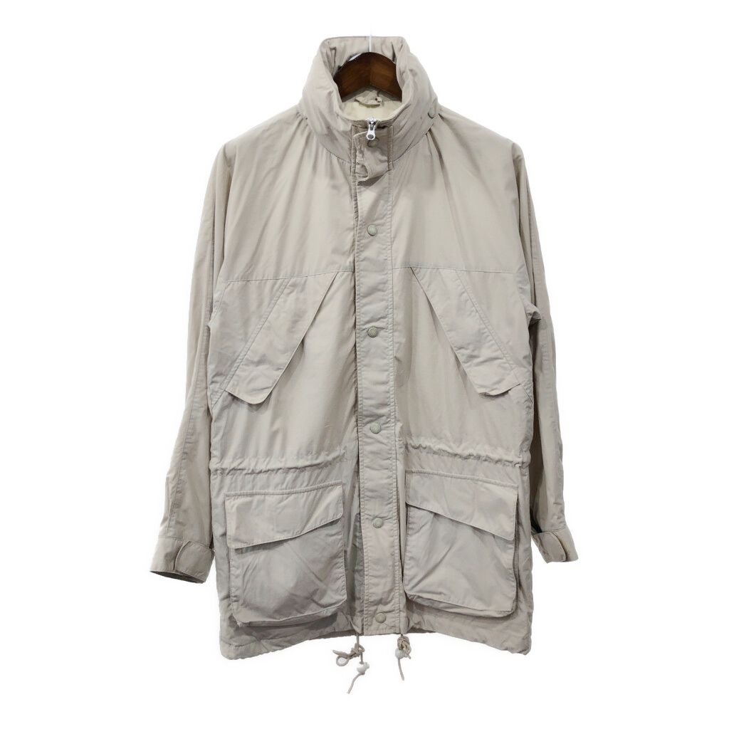 90年代 Eddie Bauer エディーバウアー マウンテンパーカー アウトドア アイボリー (メンズ S) 中古 古着 Q9857