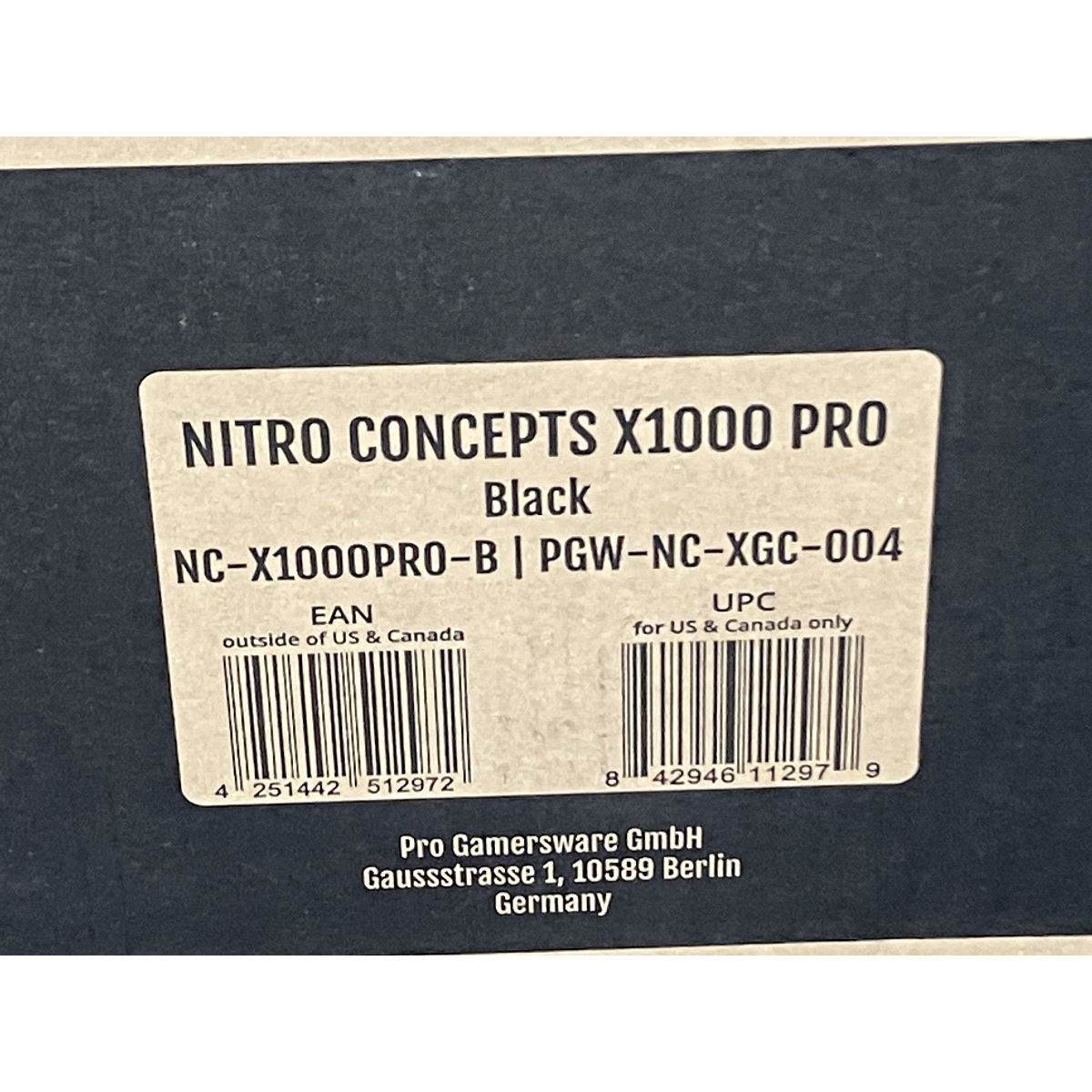 切実な Nitro Concepts ナイトロコンセプツ X1000 PRO ゲーミングチェア ♥ K10145647 最大90％オフ／最終セール！