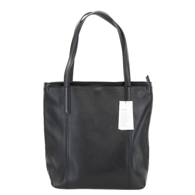 aniary アニアリ トートバッグ 07-02012 Shrink Leather tote 牛革 ブラック 黒 24004702