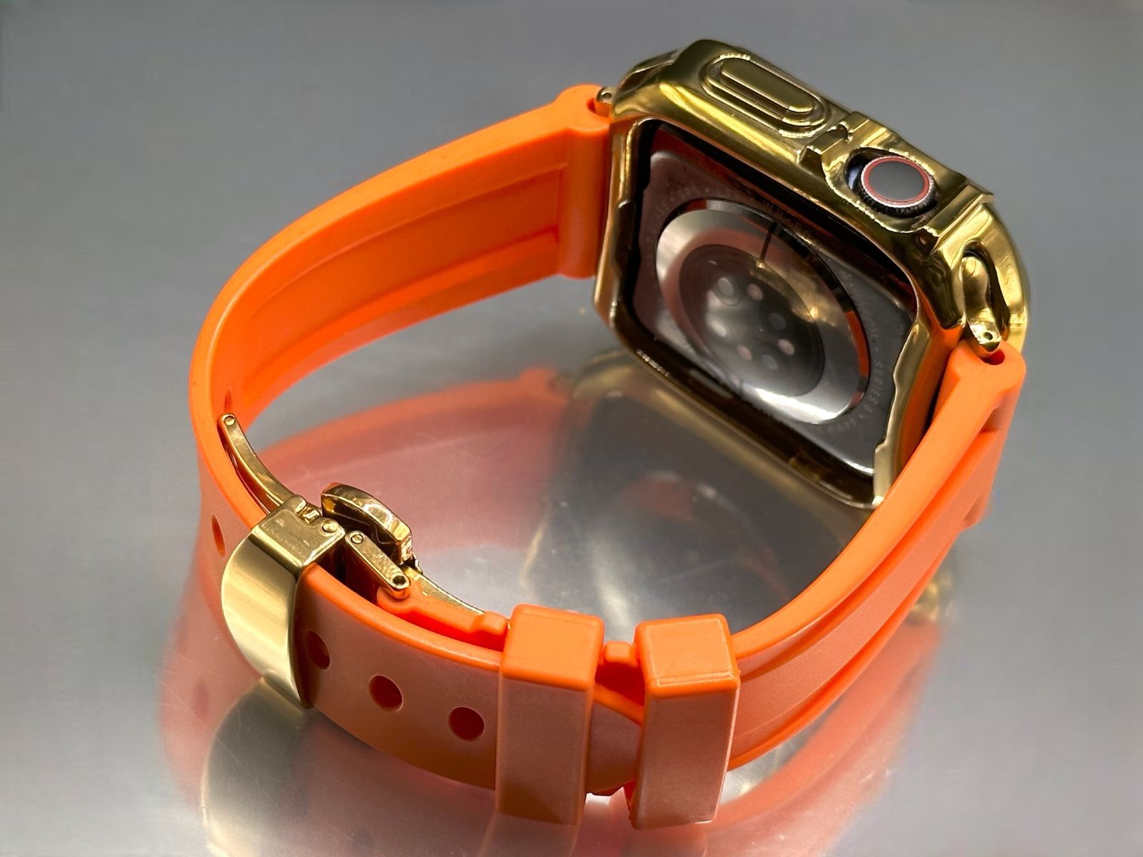 Apple Watch カスタム ラバーバンド アップルウォッチカバー