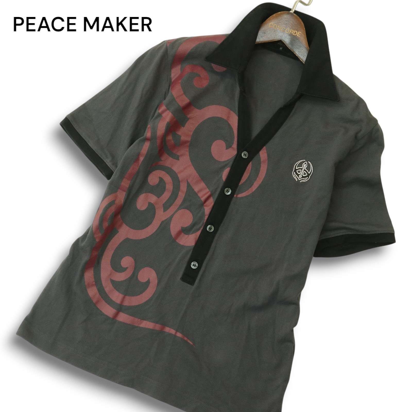 PEACE MAKER ピースメーカー 春夏 ロゴ刺繍☆ トライバル プリント 