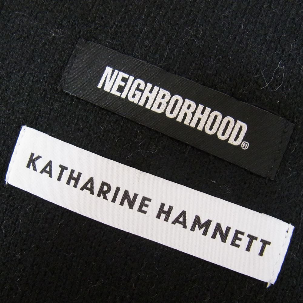 NEIGHBORHOOD ネイバーフッド 22AW Katherine Hamnett Logo Scarf
