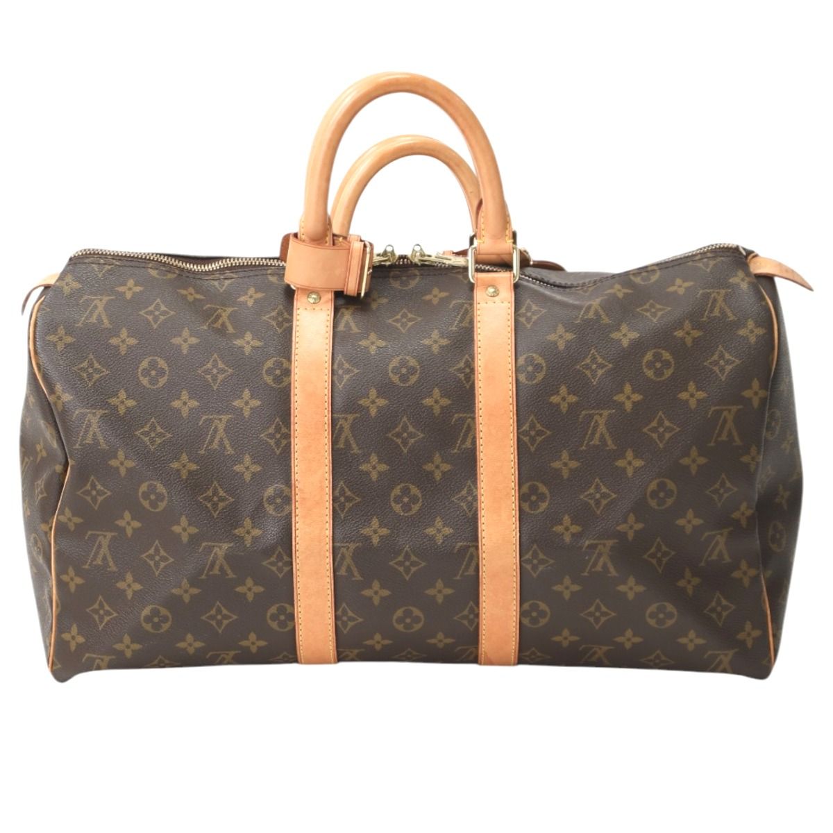 ルイヴィトン M41428 モノグラム ボストンバッグ キーポル45 ボストンバッグ LOUIS VUITTON ブラウン - メルカリ