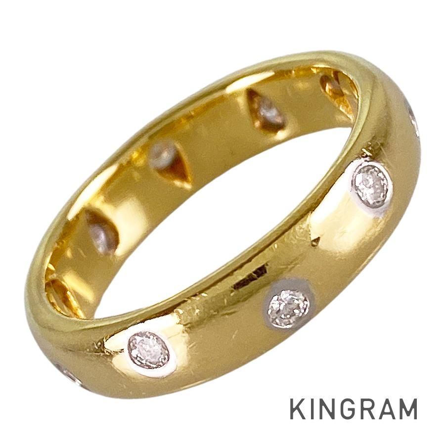 ティファニー TIFFANY&Co. ドッツ K18YG ダイヤモンド 10号(50) リング  