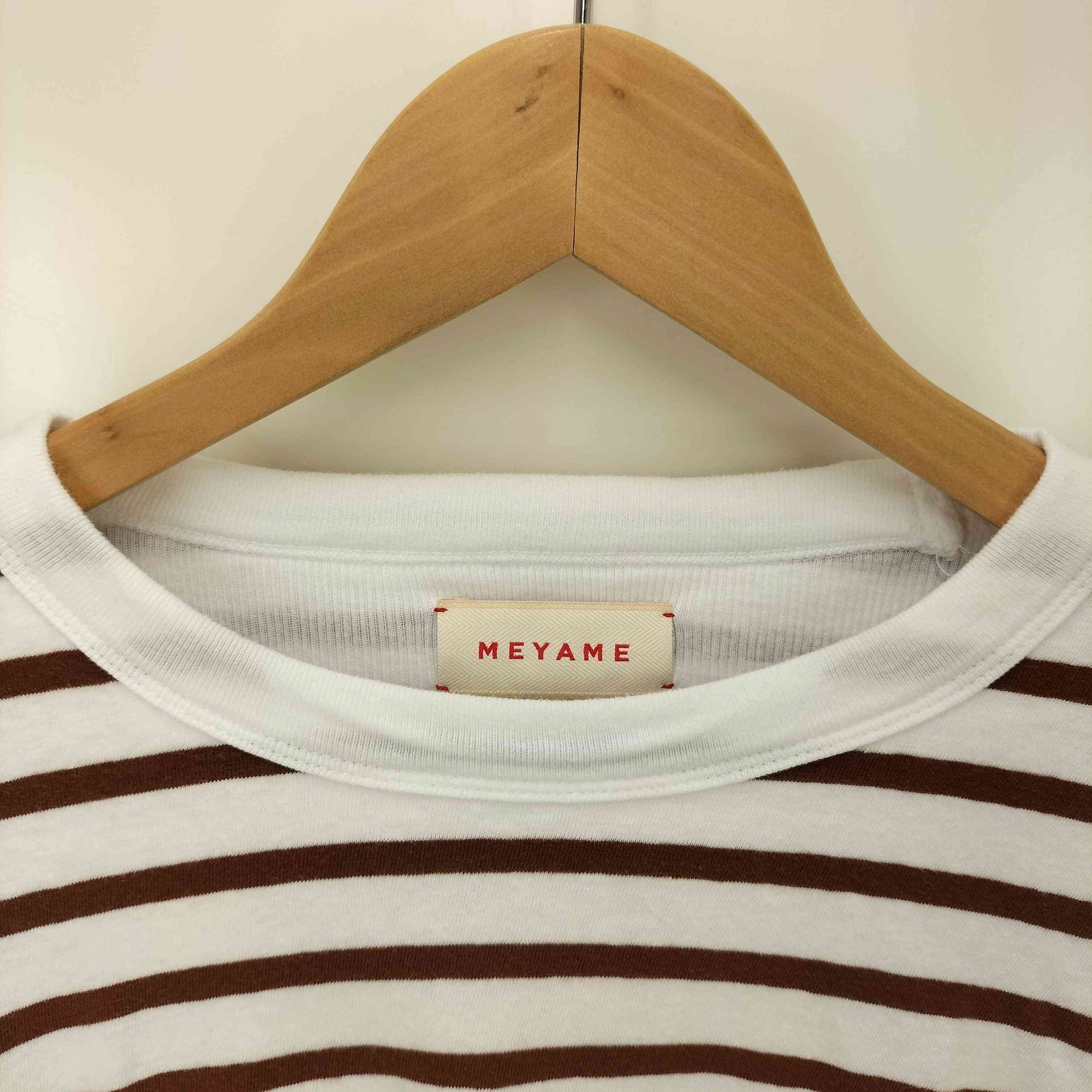MEYAME メヤメBORDER DOUBLE LONG SLEEVE TEE⭐︎ mey-1739-z-01.jpg