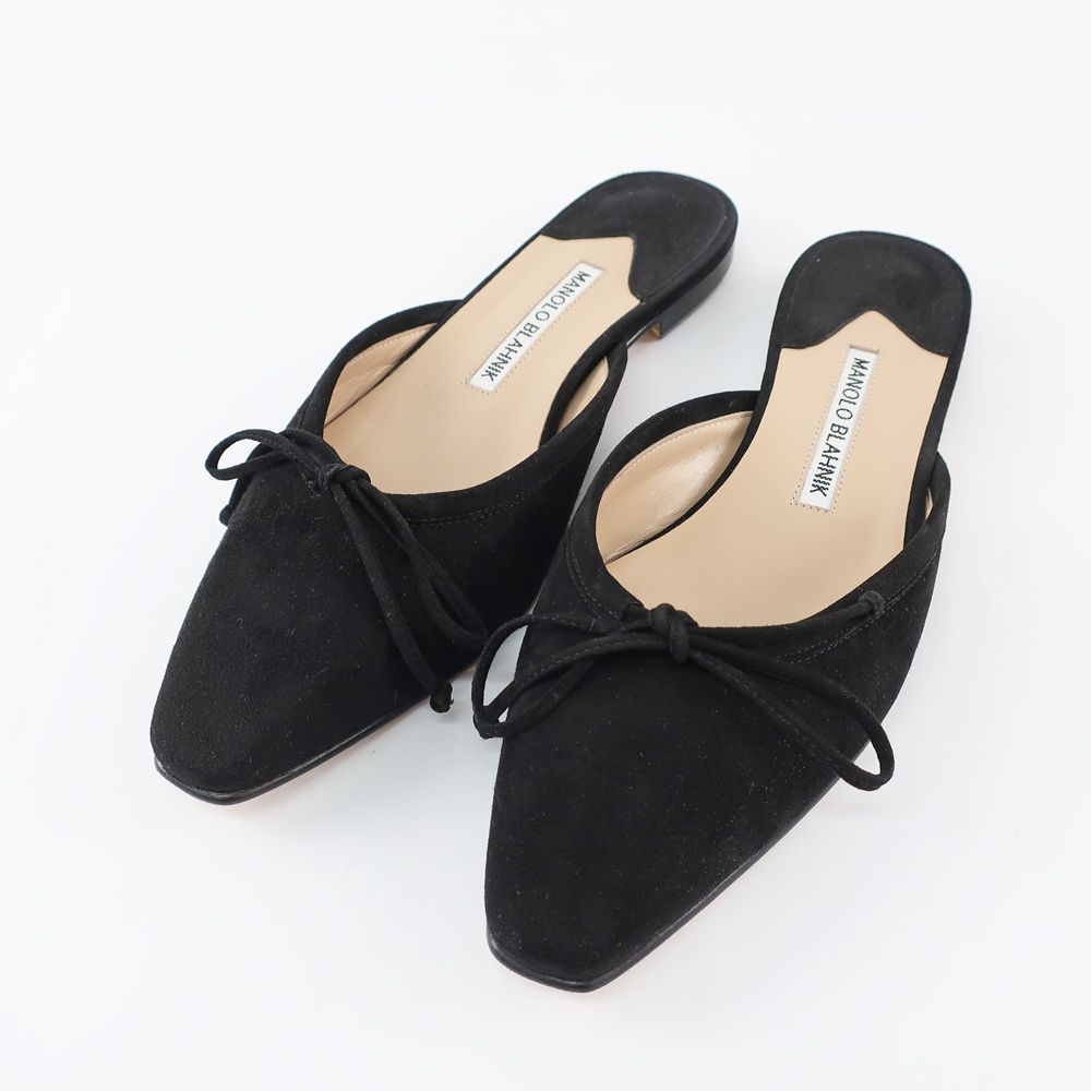 天白】【MANOLO BLAHNIK】マノロブラニク バレリム スエード