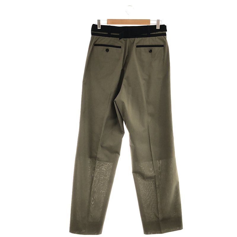 美品】 sacai / サカイ | 2021AW | Belted Tak Pants / ベルテッド 2