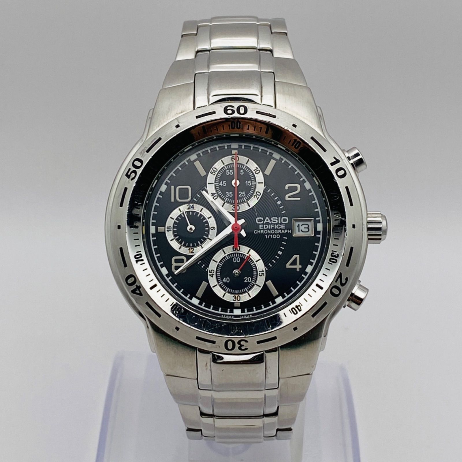 T072）良品 稼動品 CASIO カシオ EDIFICE エディフィス クロノグラフ