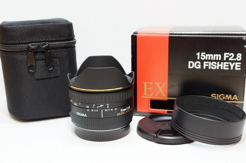 SIGMA シグマ AF 15mm F2.8 EX Fisheye 魚眼レンズ for Canon EF