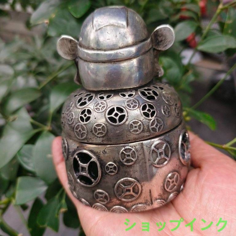 銅製 香炉 透かし彫り心経瓢簞香炉 室内 茶台 書房 薫香炉 装飾品 工芸品置物 銅製 香炉 透かし彫り心経瓢簞香炉 室内 茶台 書房 薫香炉 装飾