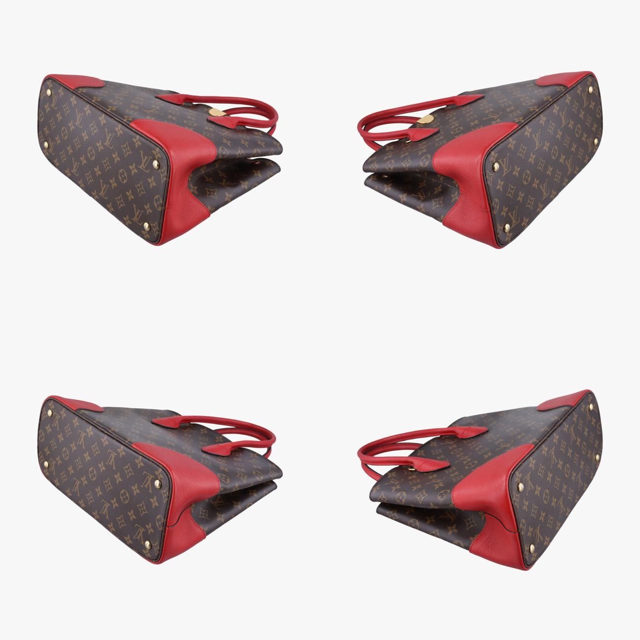 Vuittonフランドリンモノグラム ブラウン系×スリーズモノグラムキャンバス×カーフレザーM41596FL0127