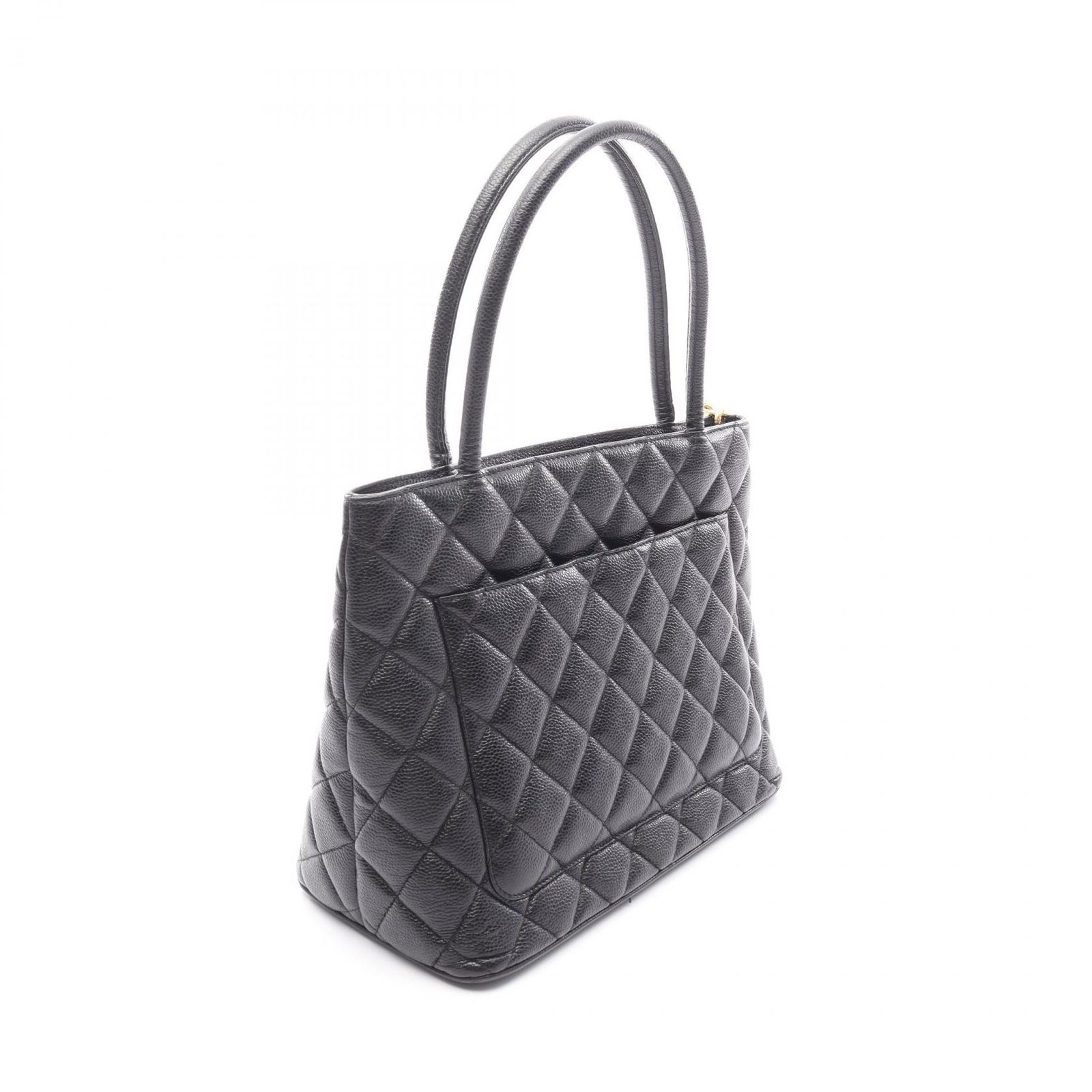 シャネル CHANEL トートバッグ 復刻トート ブラック レザー 復刻