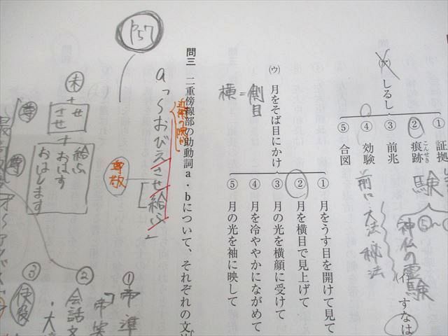 河合塾 古文 テキスト通年セット/テスト9回分付 2020 小野木豊昭