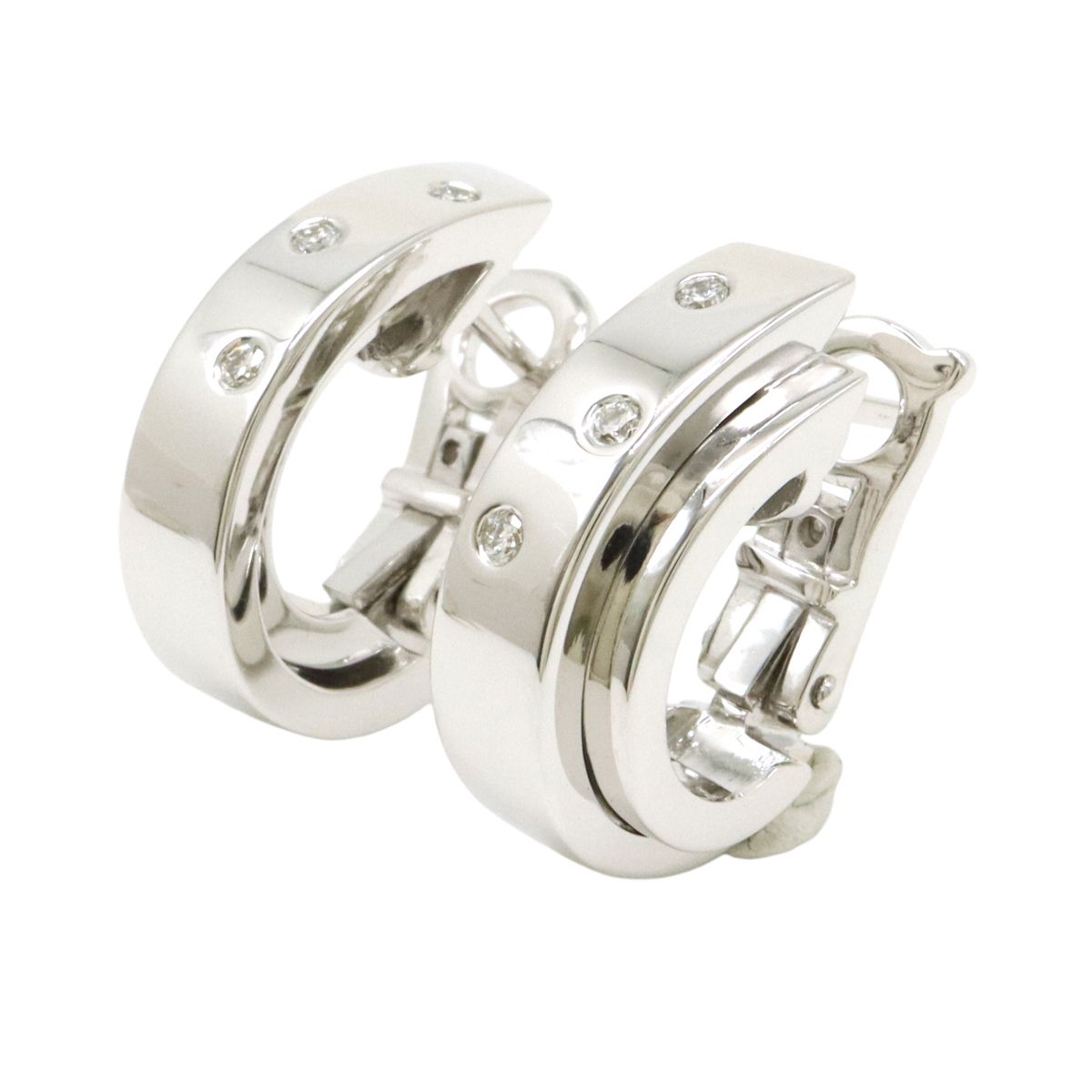 PIAGET ピアジェ ポセション ダイヤ ピアス イヤリング K18WG 750WG  