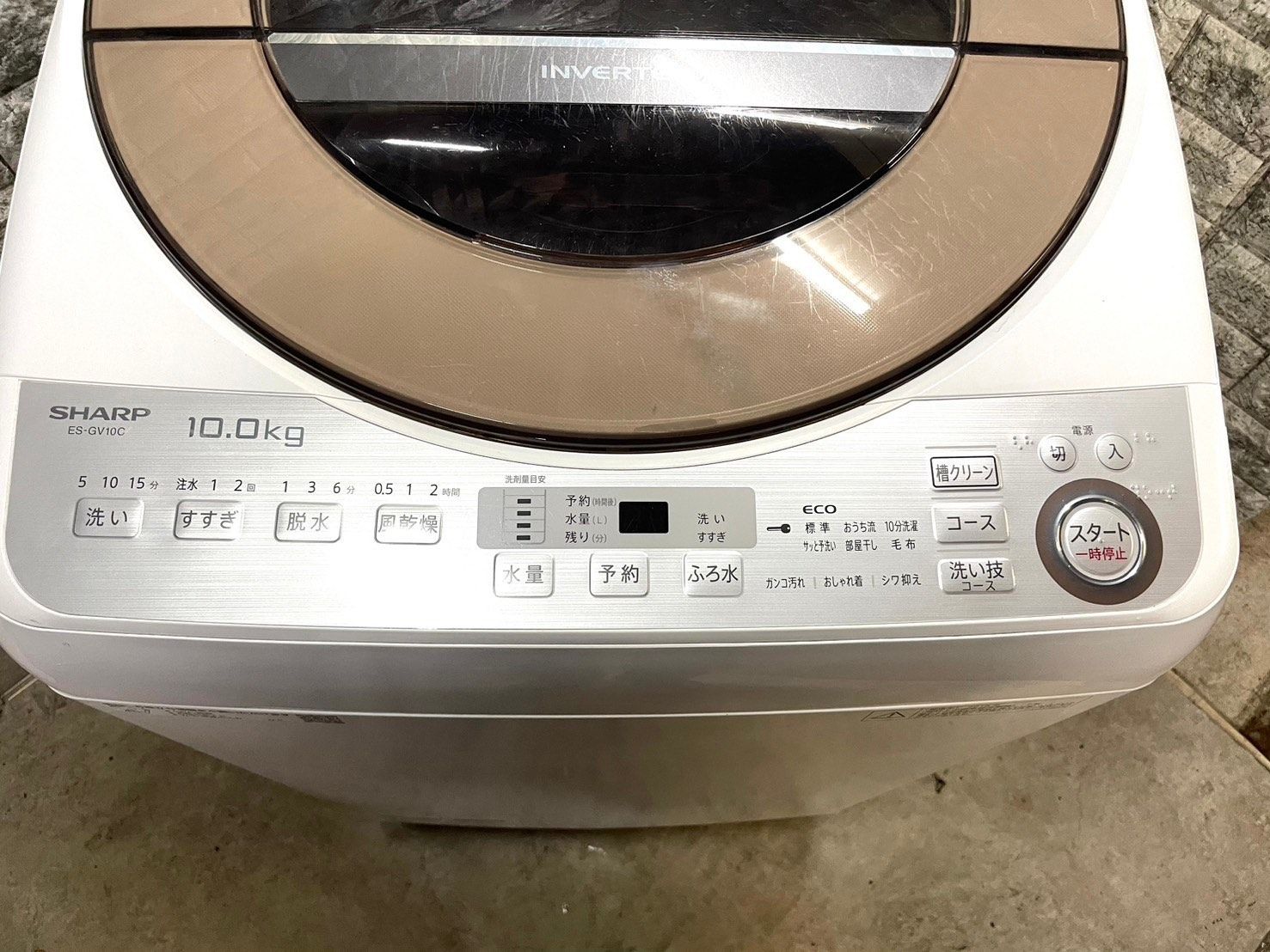 大阪送料無料☆3か月保障付き☆洗濯機☆2018年☆シャープ☆10kg