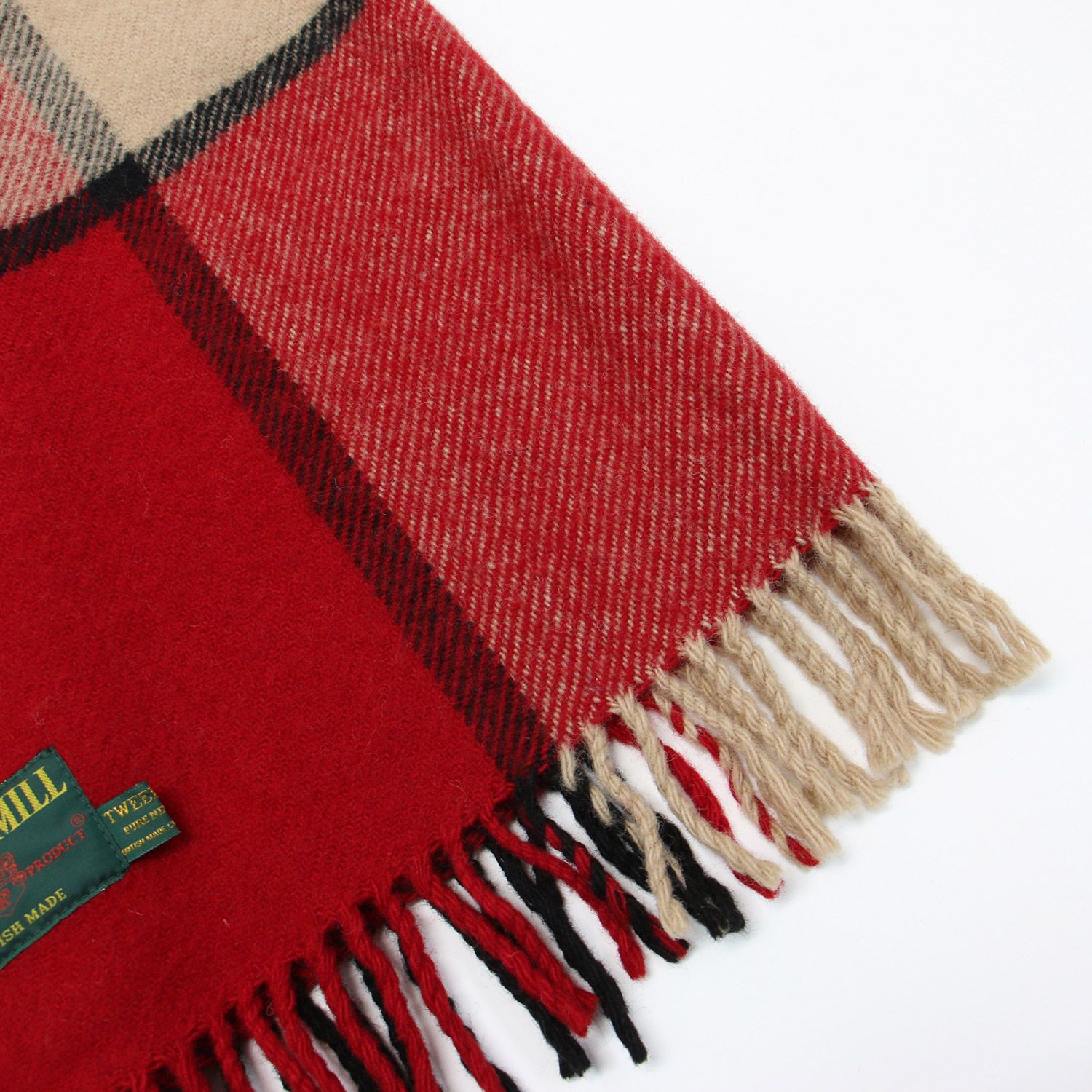 希少　ツイードミル　大判　ストール　マフラー　ショール　チェック　フリンジ 楽天市場】TWEED MILL ツイードミル マフラー Lambswool Knee