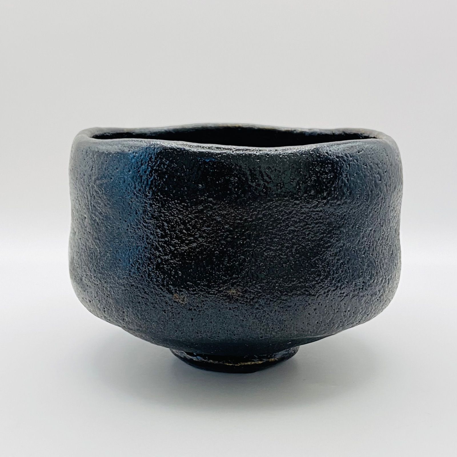 抹茶茶碗 黒楽 左馬 大野九行 紙箱入 茶道具 茶盌 茶器 伝統 WWW_IBETON_RU