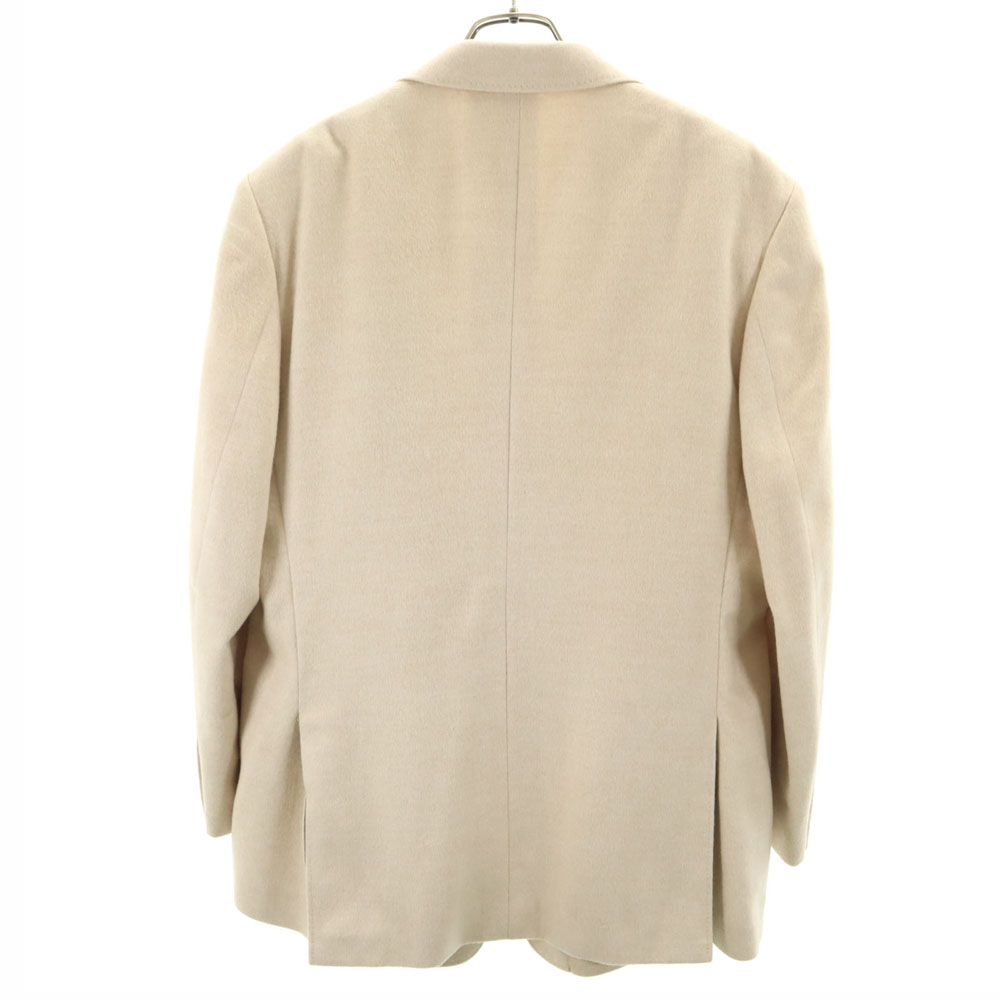 美品ランバンコレクションテーラードジャケット ベージュ ランバンコレクション 日本製 ウールブレンド テーラードジャケット 50