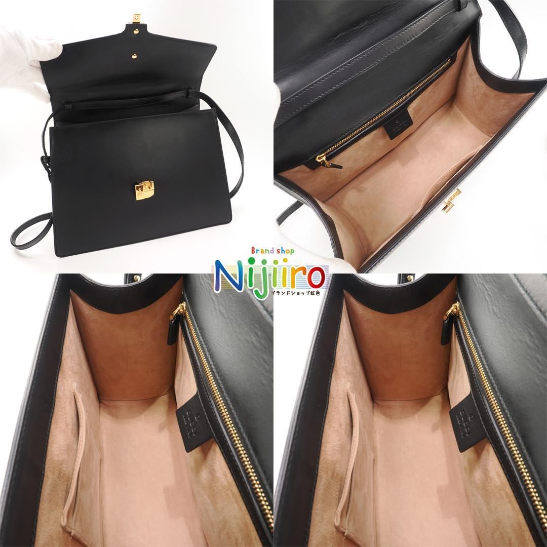 【極美品】グッチ ハンドバッグ シルヴィ　レザー　ショルダーバッグ　1532 極美品】グッチ シルヴィレザー ハンドバッグ ショルダーバッグ 1532