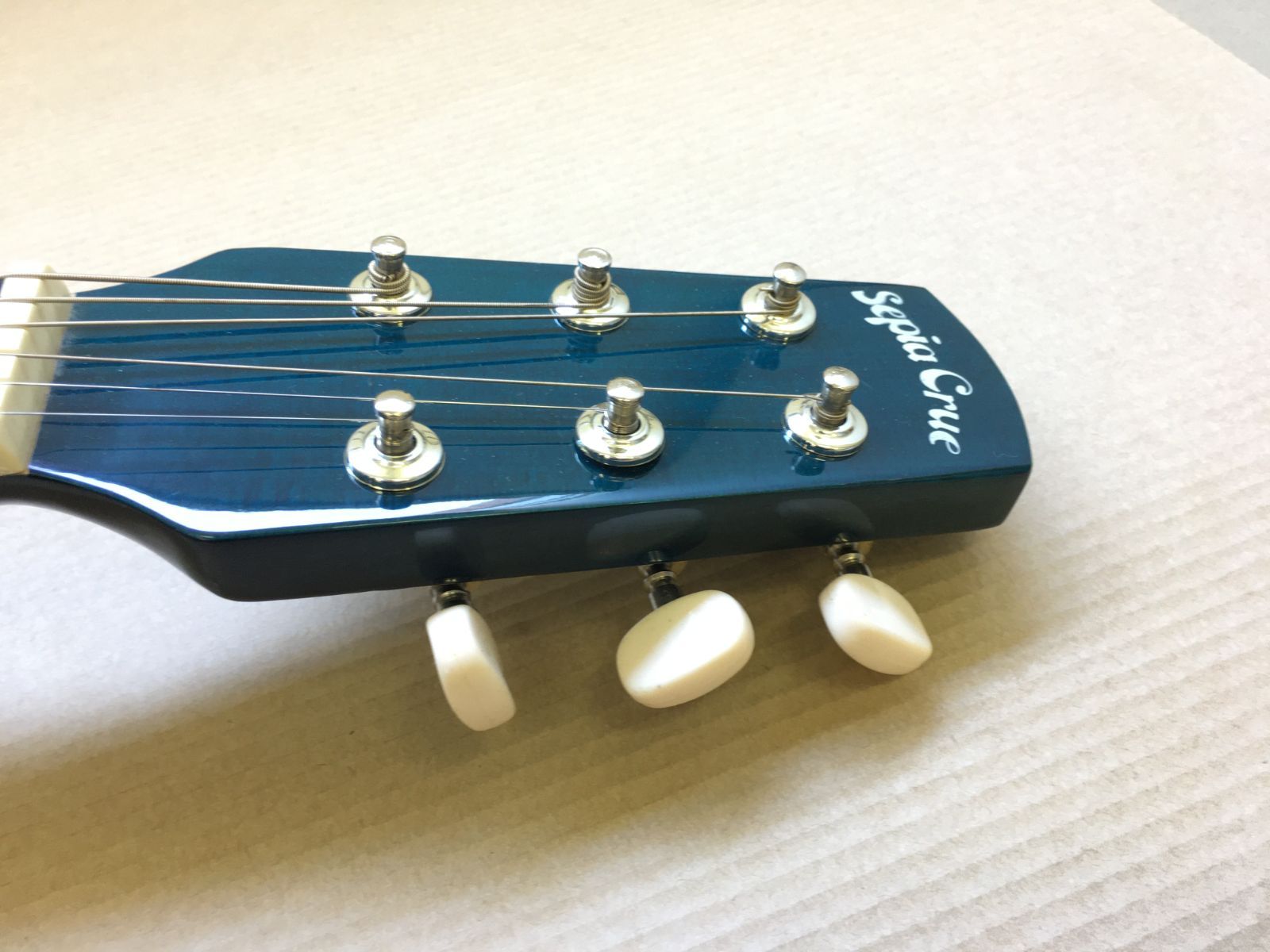 Sepia Crue アコースティックギター 青 〇青色 アコースティックギター Sepia Crue セピアクルー ミニ W