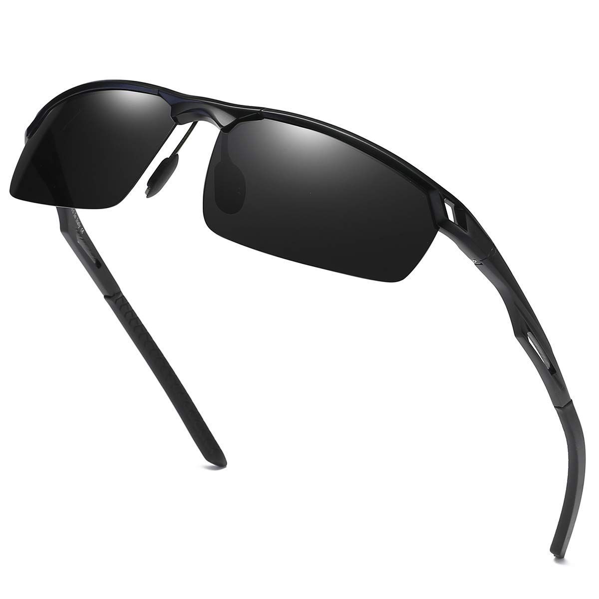 【特価商品】for sunglasses men さんぐらす へんこう AL-MG合金 UV400 サングラス 超軽量 サングラス スポーツ 運転／自転車／釣り／ランニング／ゴルフ用 偏光 メンズ 8550 DUCO
