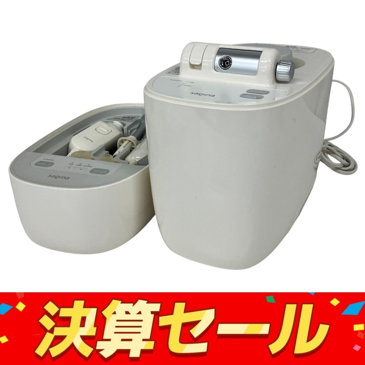 コメット電機 saqinapino Steamer テスラ クリーナーセット 美顔