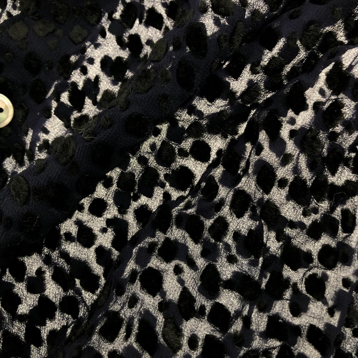 COMME des GARCONS ローブドシャンブルコムデギャルソン  長袖シャツ サイズ:M RC-B013 ブラック  レディース 　240001108837 COMME des GARCONS ローブドシャンブルコムデギャルソン 長袖