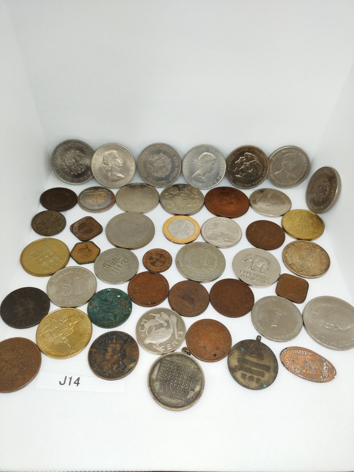 セール 【J14】古銭 旧貨幣 海外古銭 記念硬貨 まとめ売り - メルカリ