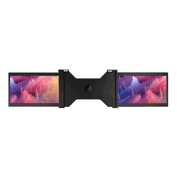 【新品･翌営業日出荷】JAPANNEXT ジャパンネクスト USB-C接続 2画面PCモニター Tri-Screen ブラック 10.1型 /WUXGA 1920×1200）/ワイド JN-TRI-IPS101HDR (2531142)