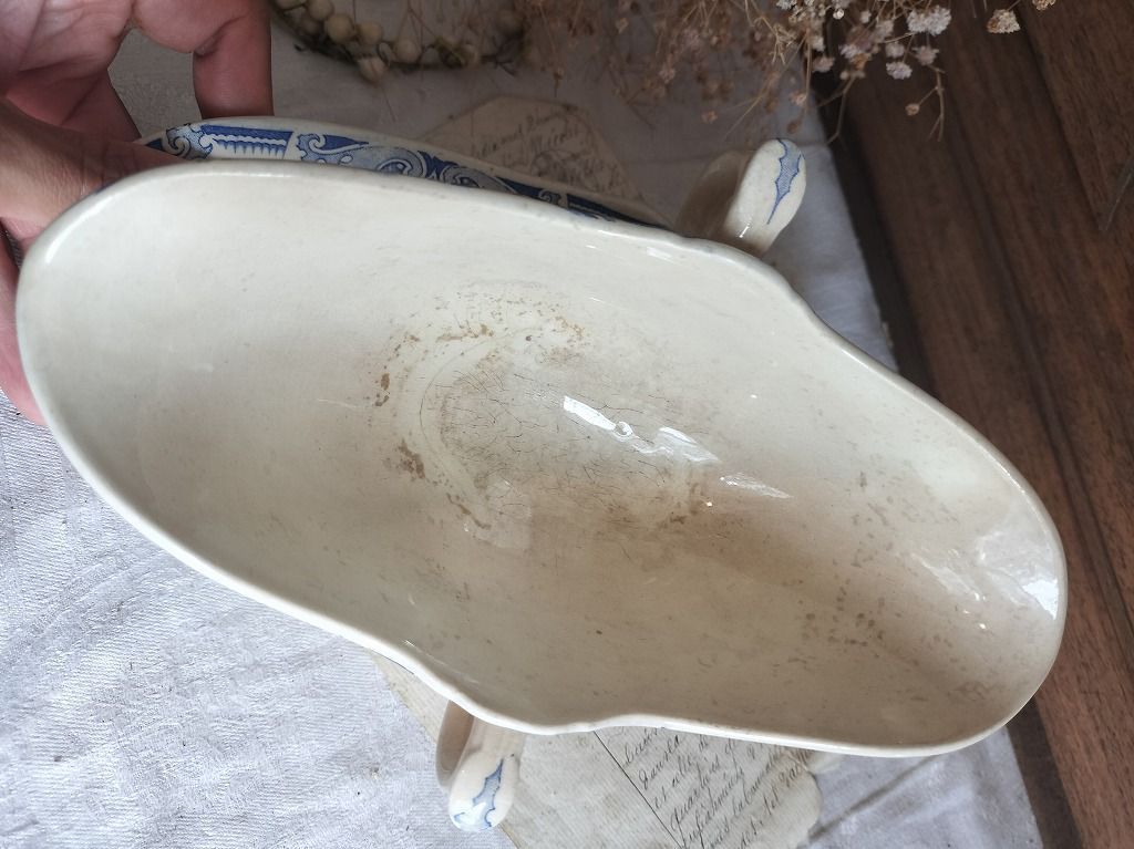 フランス アンティーク トップ 素敵な Luneville ソーシエール