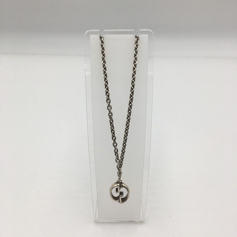 GUCCI グッチ INTERLOCKING DOUBLE G PENDANT NECKLACE 285478 J8400 8106 インターロッキング ダブルG ペンダント ネックレス アクセサリー 182-250523-KS-16-tei