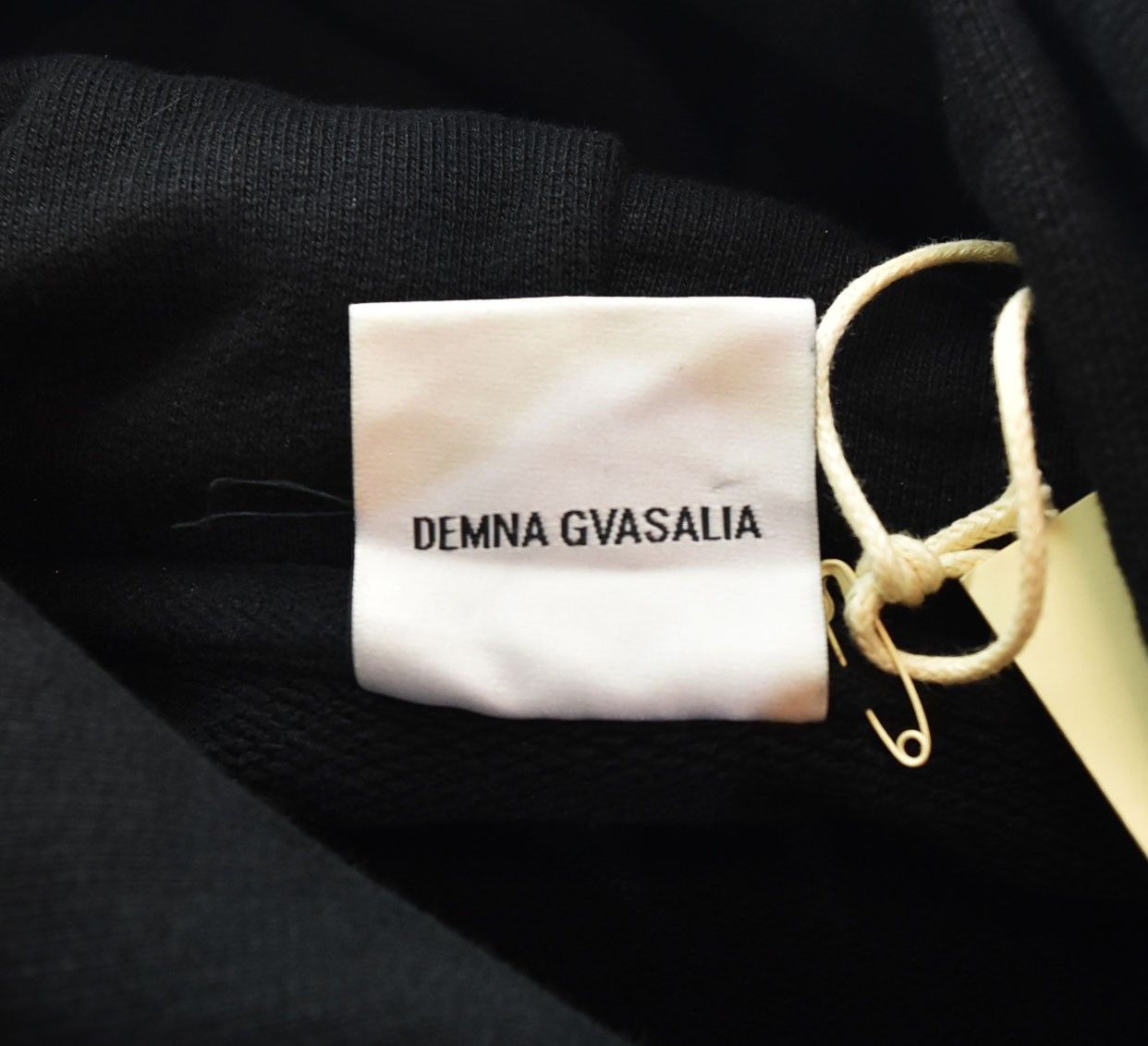 ヴェトモン VETEMENTS 18SS Tape Hoodie WSS18TR26 テープ デザイン