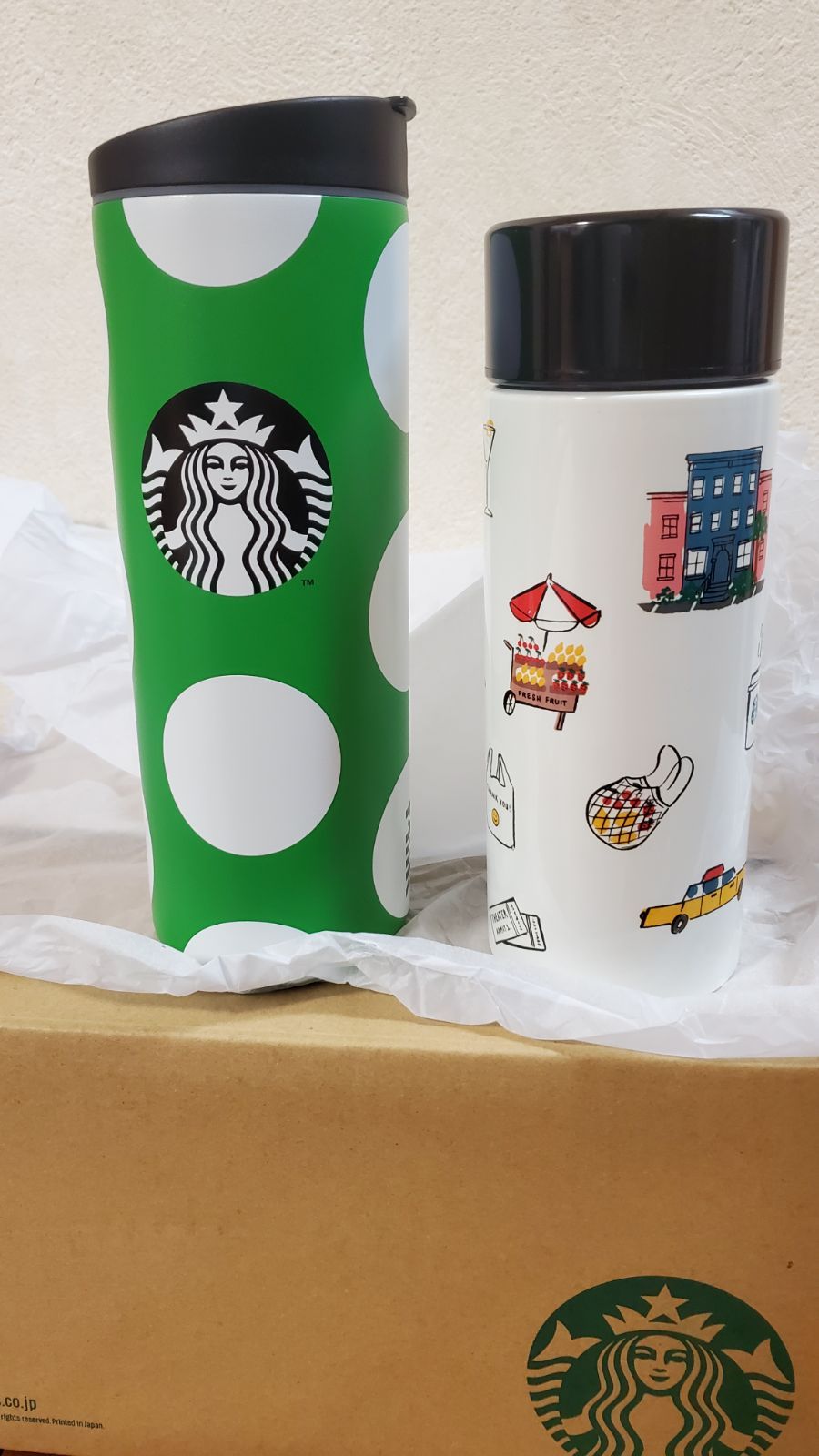 台湾 Starbucks×kate spade new york ステンレスボトル ケイトスペード