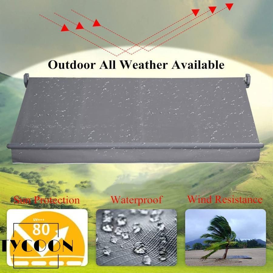 壁掛け式窓ドアシェルターパーゴラ