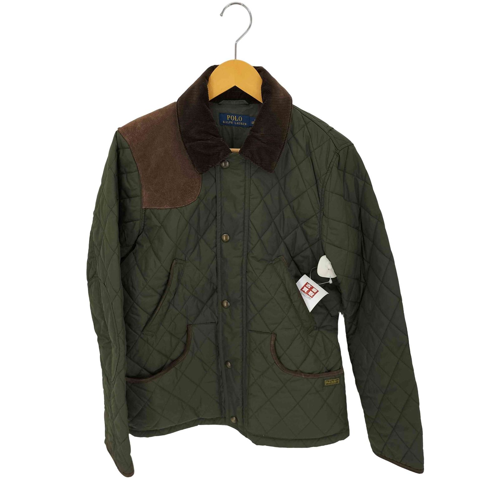 ジャケット/アウター Ralph Lauren スエード切り替え キルティング 