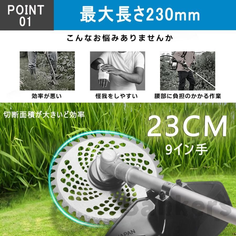 ブラシレスモータ 刈払機
