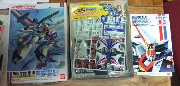 S1257【BANDAI プラモデル 1/144 未組立】機甲戦記ドラグナー 6体