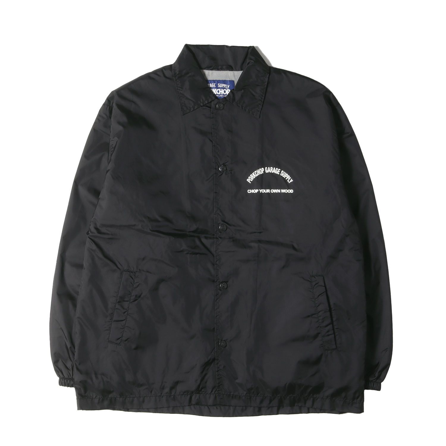 ブラック　M　未使用　ナイロン ジャケット　ポークチョップ PORKCHOP ブラック M 未使用 ナイロン ジャケット ポークチョップ PORKCHOP